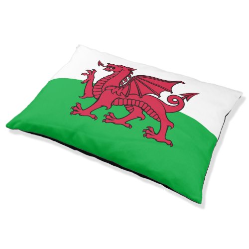 Dragon Flag of Wales Celtic Welsh National Flag Pet Bed