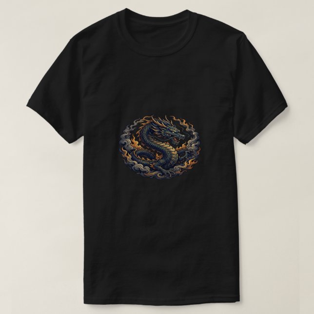 Dragon Flame T-Shirt (Design Front)