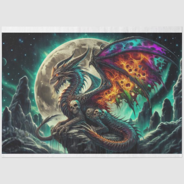 Dragon Flame Tissue Paper (Front)