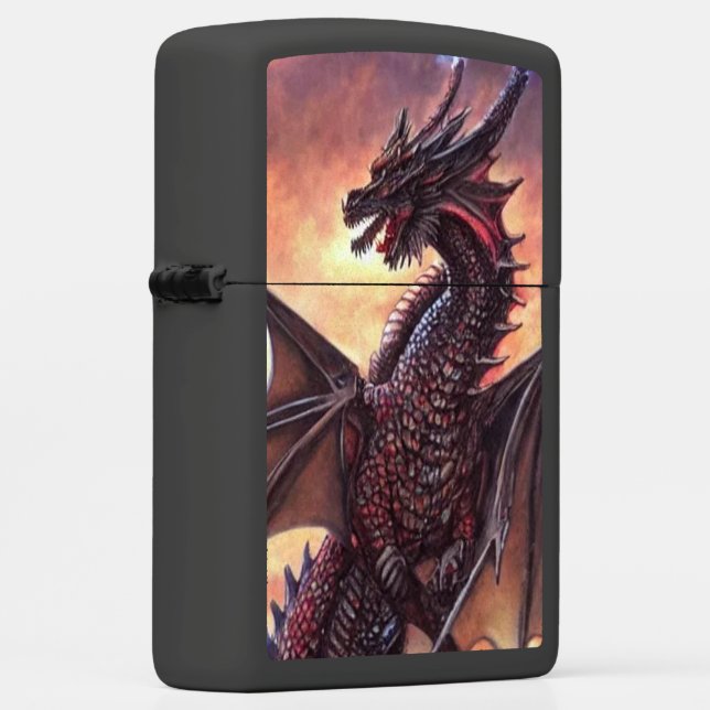 Dragon flame Zippo Lighter (Right)