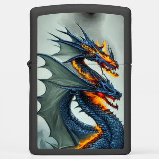 Dragon flame zippo lighter
