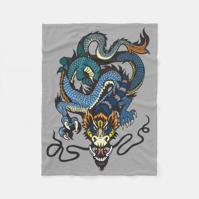 dragon fleece blanket (Front)