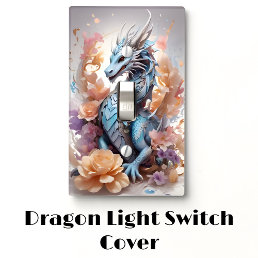 Dragon Floral 2024 Year of the dragon Light Switch Cover