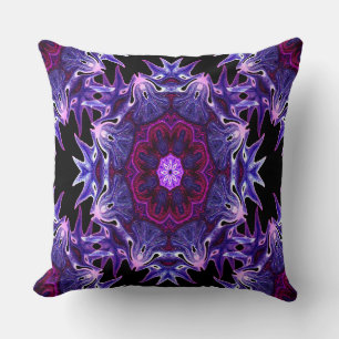 Dragon Flowers..... Throw Pillow