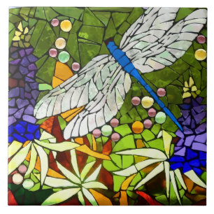 dragon-fly, dragonfly ceramic tile