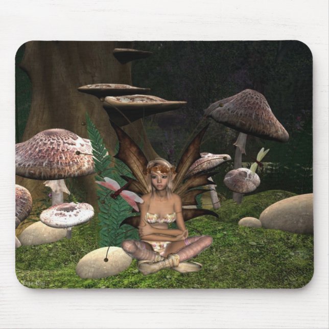 Dragon fly Fairy mousepad (Front)