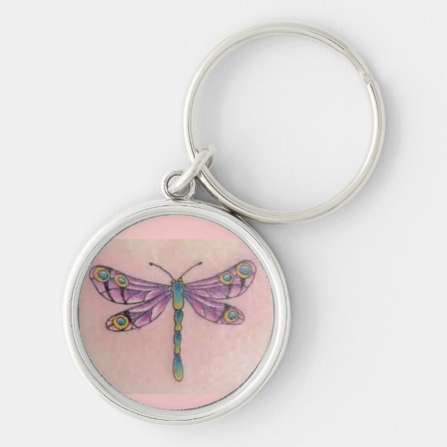 Dragon fly Key Keychain (Front)