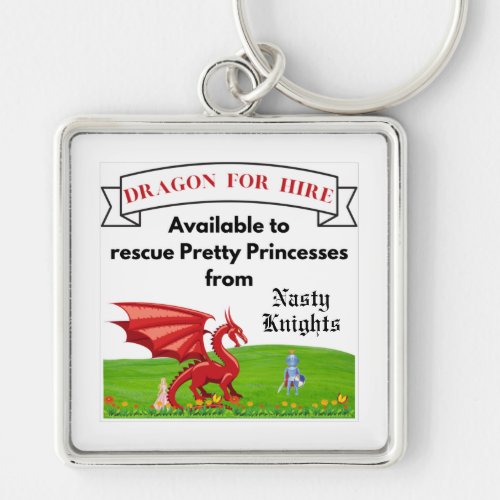 Dragon for Hire Keychain