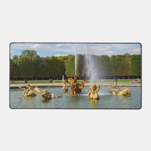 Dragon Fountain in Versailles garden _ France Desk Mat