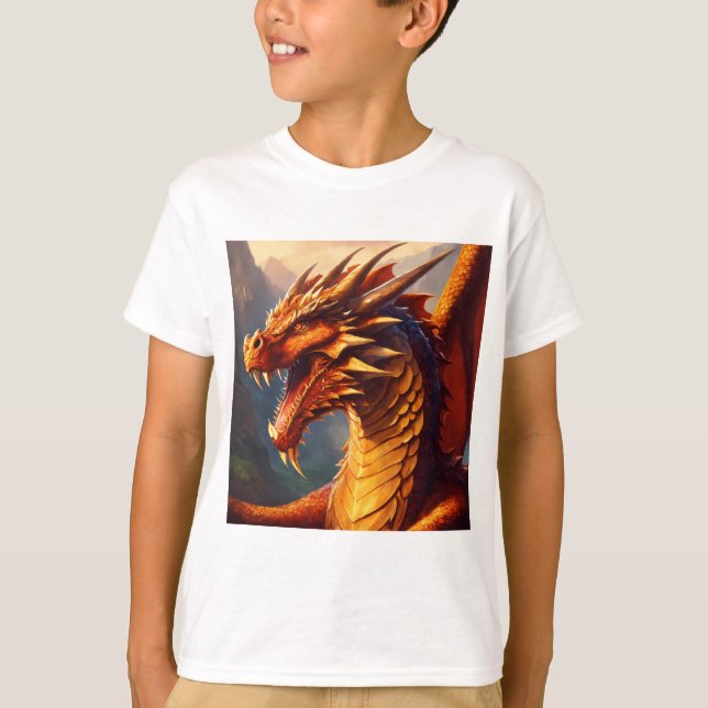 Dragon from movie Wheel of Time T-Shirt (Front)