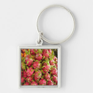 Dragon Fruit Can Duoc Market Keychain