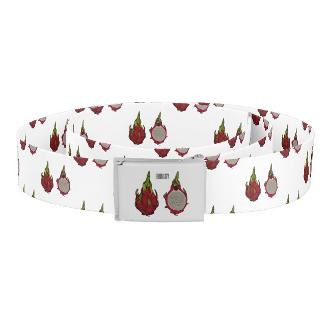 Dragon fruit cartoon illustration belt (Coil)