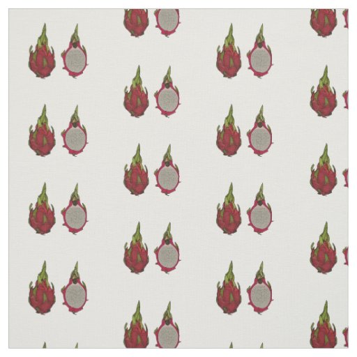 Dragon fruit cartoon illustration fabric