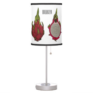 Dragon fruit cartoon illustration table lamp