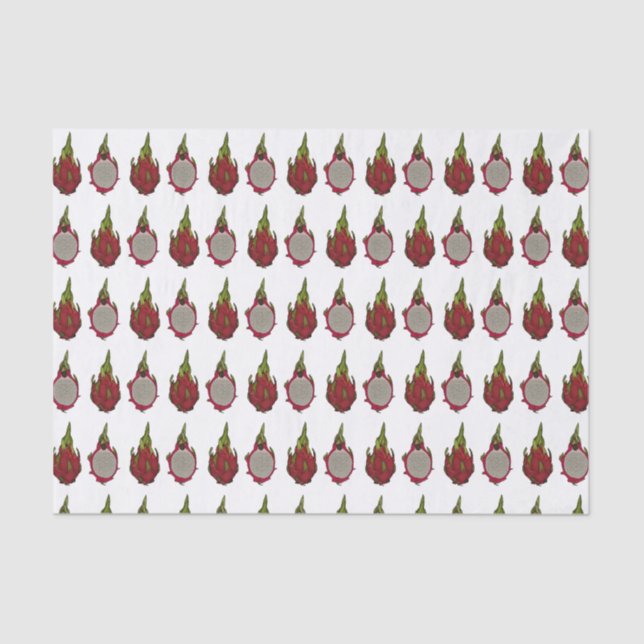 Dragon fruit cartoon illustration  tissue paper (Front)