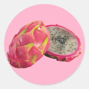 Dragon Fruit Classic Round Sticker
