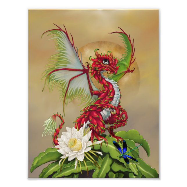 Dragon Fruit Dragon 8.5x11 Print (Front)