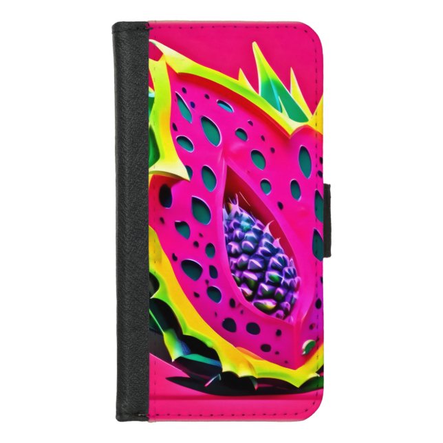 Dragon Fruit Dream iPhone Wallet Case (Front)