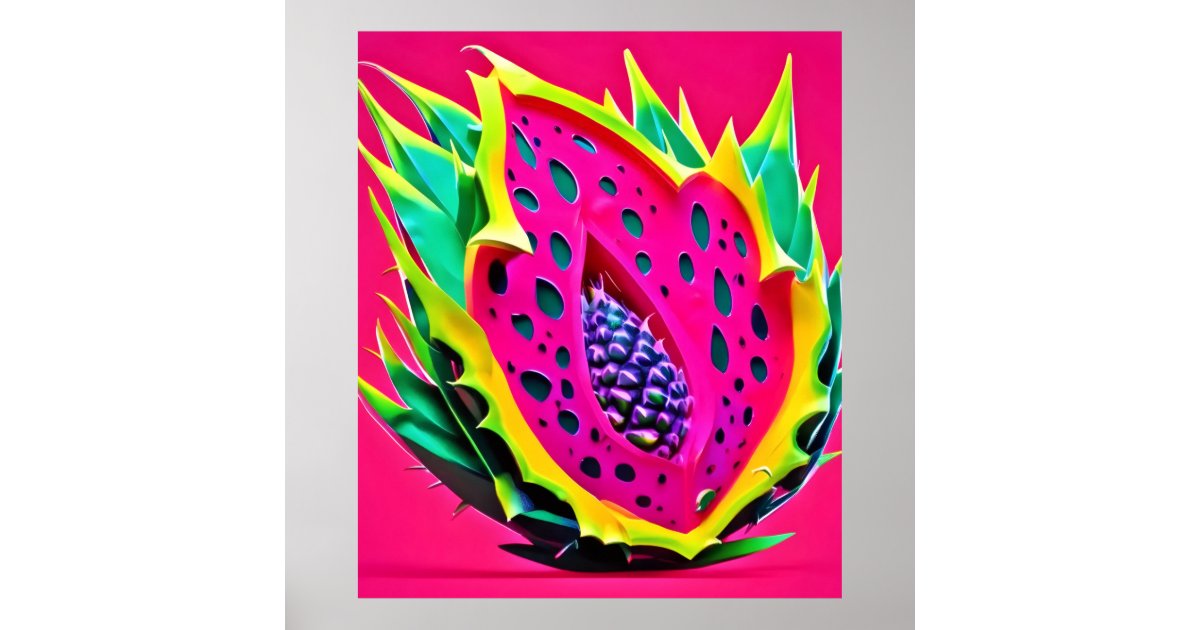 Dragon Fruit Dream Poster | Zazzle