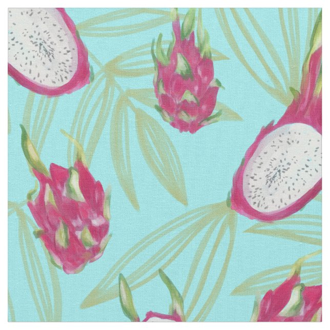 Dragon Fruit Fabric (Close Up)