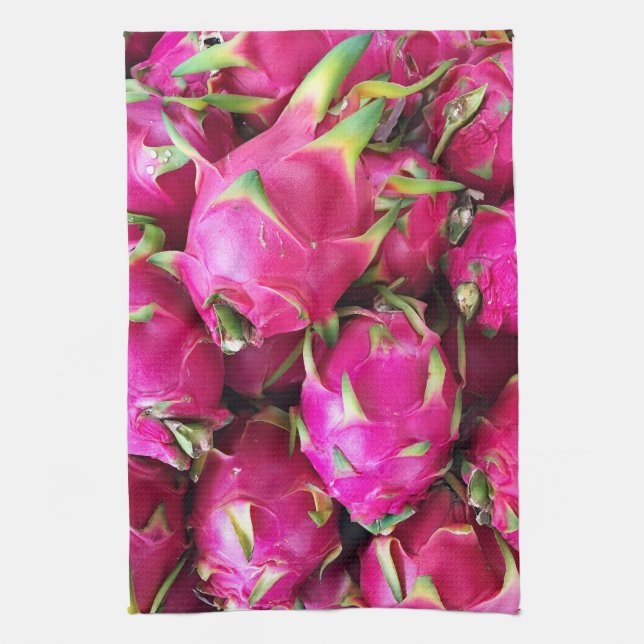 Dragon Fruit Kitchen Towel (Vertical)