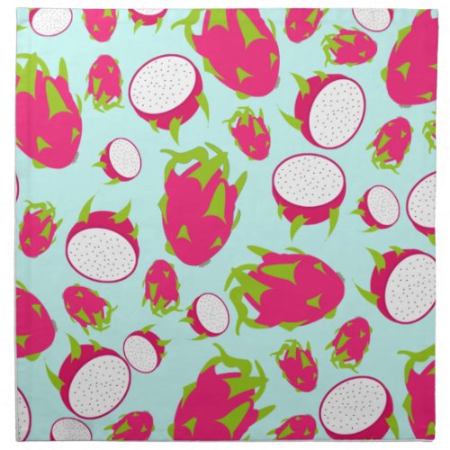 Dragon Fruit Pattern Cloth Napkin