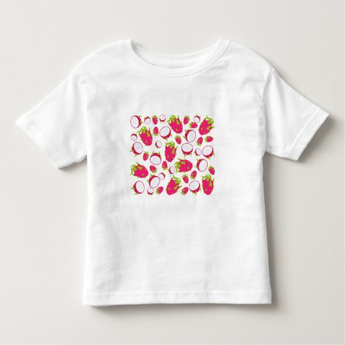 Dragon Fruit Pattern Toddler T_shirt
