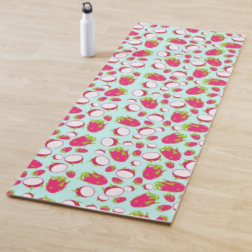 Dragon Fruit Pattern Yoga Mat