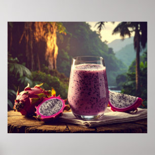 DRAGON FRUIT - PITAHAYA - EXOTIC FRUITS POSTER