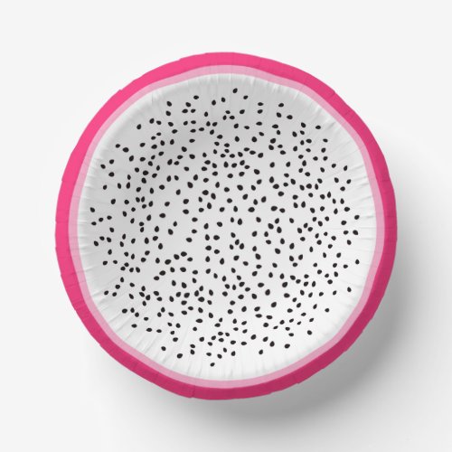 Dragon fruit Pitahaya Fruit Graten Party Summer Paper Bowls