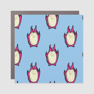 Dragon Fruit: Vintage Ink Drawing. Car Magnet
