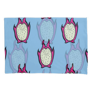Dragon Fruit: Vintage Ink Drawing. Pillow Case