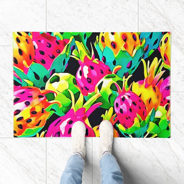 Dragon Fruit Vivid Pattern Doormat (Indoor)