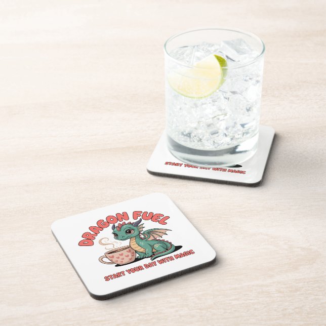Dragon Fuel Beverage Coaster (Right Side)