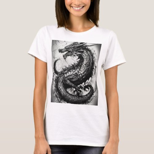 Dragon Fury Unleash the Mythical Might _ T_Shirt