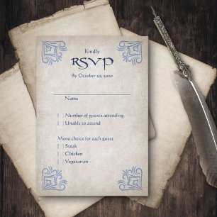 Dragon Gamer Fantasy RSVP Card
