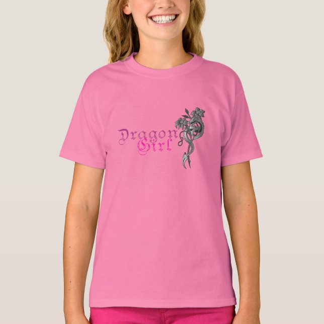 Dragon Girl Kids T-Shirt (Front)