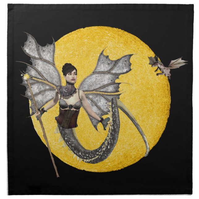Dragon Goddess Napkin (Front)