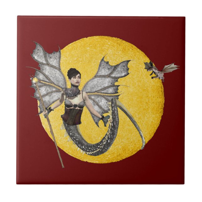 Dragon Goddess Tile (Front)