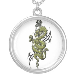 Dragon- Green -146 Necklace