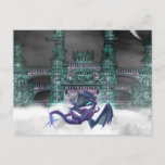 Dragon Guarding Castle  Postcard