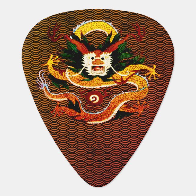 Dragon  guitar pick (Front)