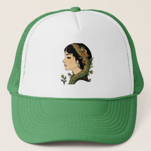 Dragon Hair Lady Hat   Persian Fantasy Art Cap