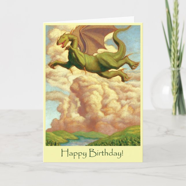 Dragon Happy Birthday Card (Front)
