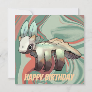 Dragon, Happy Birthday Card
