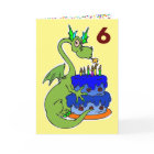 Dragon Happy Birthday Wish Boy's Personalized Name
