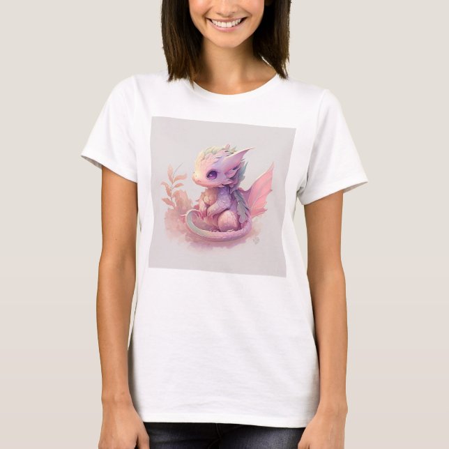 Dragon Hatchling Kawaii Tee (Front)