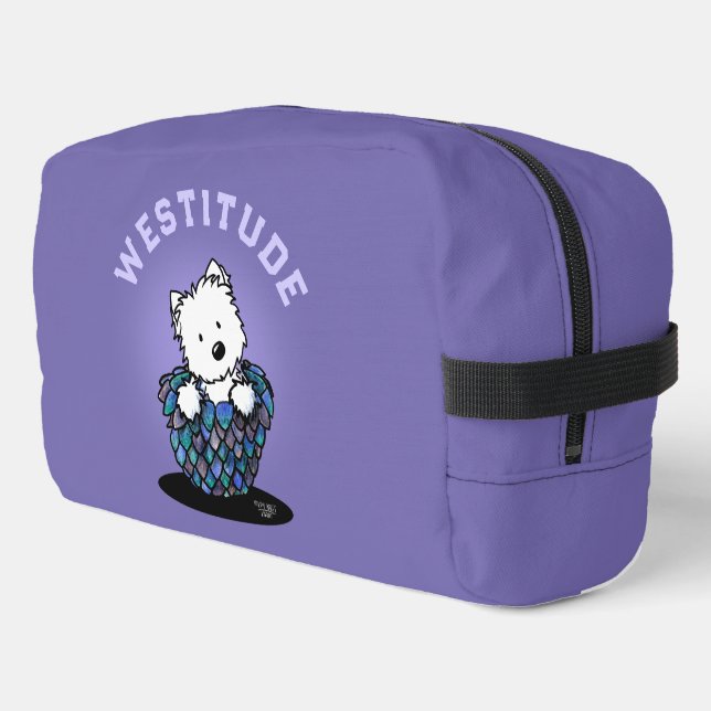 Dragon Hatchling Westie  Dopp Kit (Left Corner)