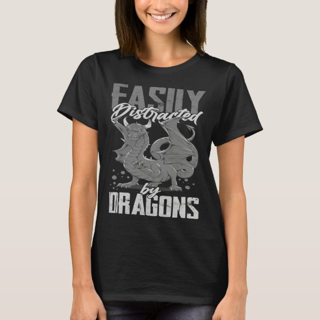 Dragon Head  Cute Fantasy Creature  5 T-Shirt (Front)