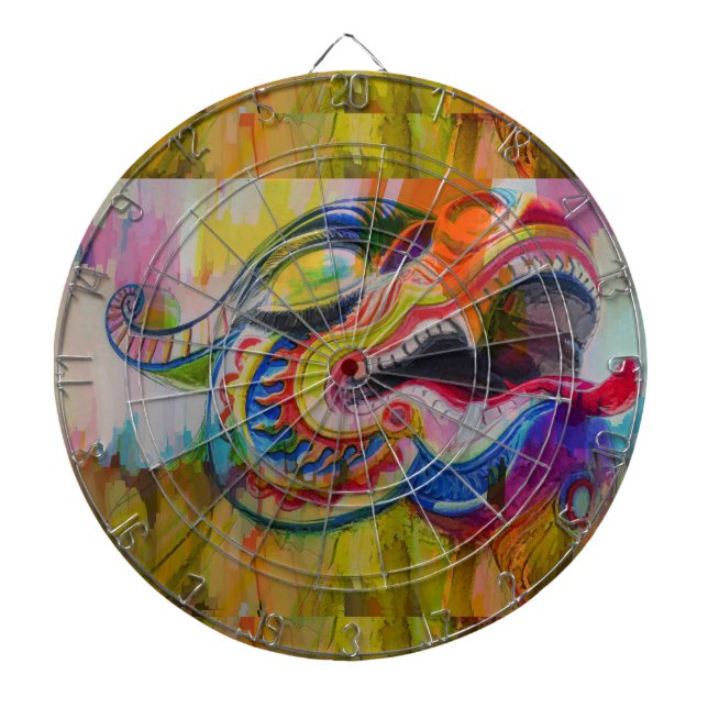 Dragon Head Dart Board (Front)